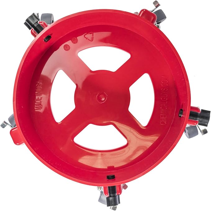 Chemical Guys, Creeper Rolling Bucket Dolly, 5 Casters, for 3.5 to 7.5 Gal | Heavy-duty dolly rolls wash buckets on five 360-degree casters, fits standard 3.5 to 7.5 gallon buckets