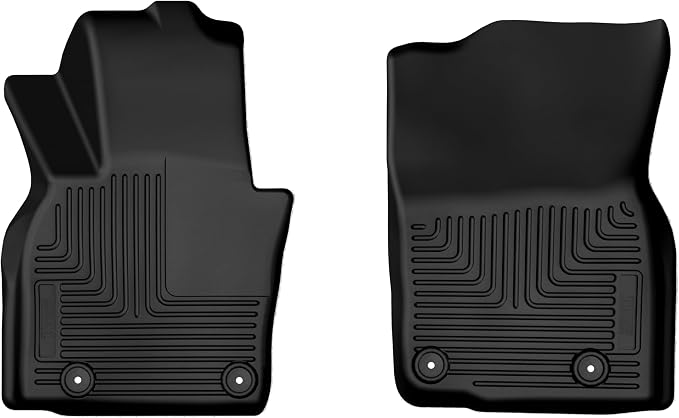 Husky Liners Weatherbeater Floor Mats | Fits 2024-2026 Hyundai Santa Fe | Front Row, 2-pc Black - 13561