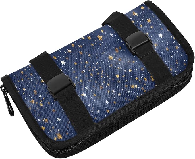 Dreamy Starry Sky Car Tissue Holder Durable Napkin Holder Hanging Tissue Holders Case Car Tissues Bag for Sun Visor Seat Back Universal Auto