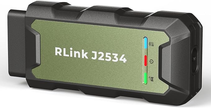 TOPDON RLink J2534 Pass-Thru Reprogramming and Diagnostic Tool | J2534 Pass-Thru Programmer for J2534/D-PDU/CAN-FD/DoIP, Enhanced J2534 VCI, Supports 18+ Car Brands, No OE Software Provided