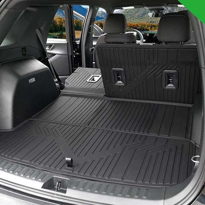 Cargo Liners & Backrest Mat for 2025 2026 Chevy Equinox Fuel (Only for Gas) & 2025 2026 GMC Terrain, All Weather TPE Trunk Mat Back Seat Cover for Chevrolet Equinox Accessories