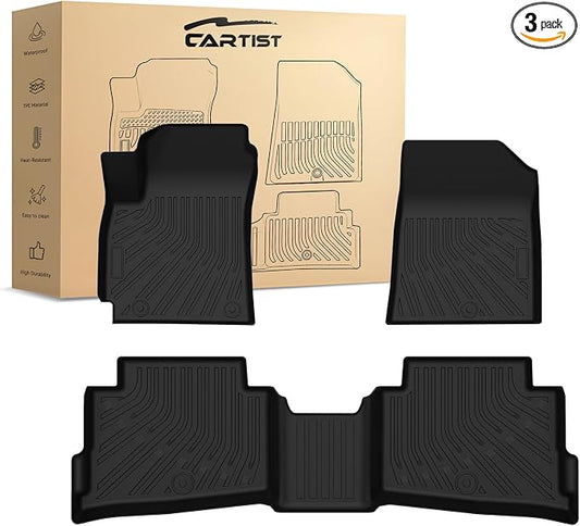 Seltos Floor Mats - Car Mats for Kia Seltos 2021-2026, All Weather Floor Mat for Seltos Accessories, Heavy Duty Rubber Mats, Car Accessories