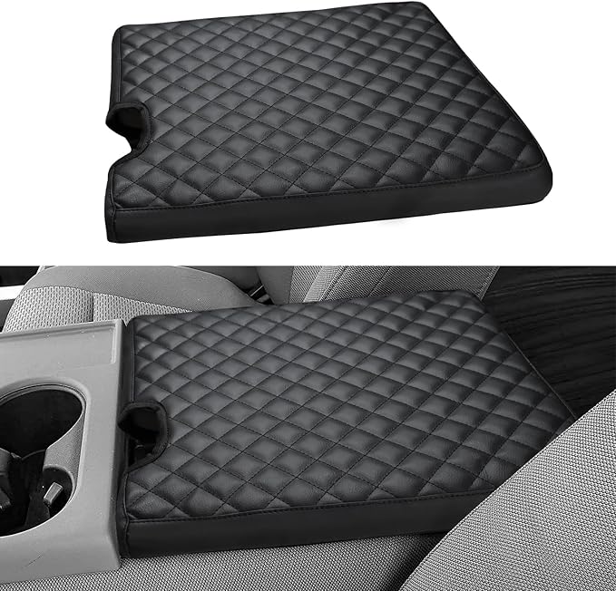 INTGET Car Center Console Armrest Cover for 2025 Ford F150 Accessories 2015-2023 2024/for F250 F350 F450 F550 2017-2024 40/20/40 Jump Seat Console Lid Seat Cover (Cushion, 2015-2026 Jump Seat)