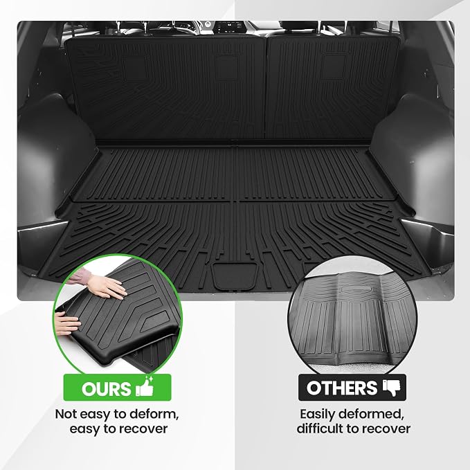 Cartist Cargo Liner for Chevy Blazer 2019-2025 2026, All Weather Cargo Mats for Blazer Accessories, Heavy Duty TPE Trunk Mat, Car Accessories