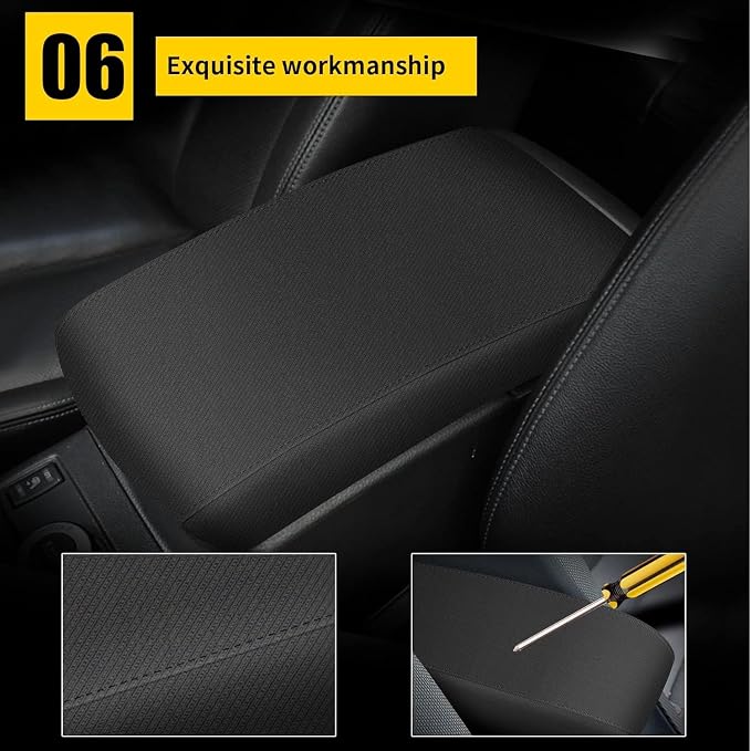 AOMSAZTO Armrest Covers for 2012-2015 Honda Civic Neoprene
