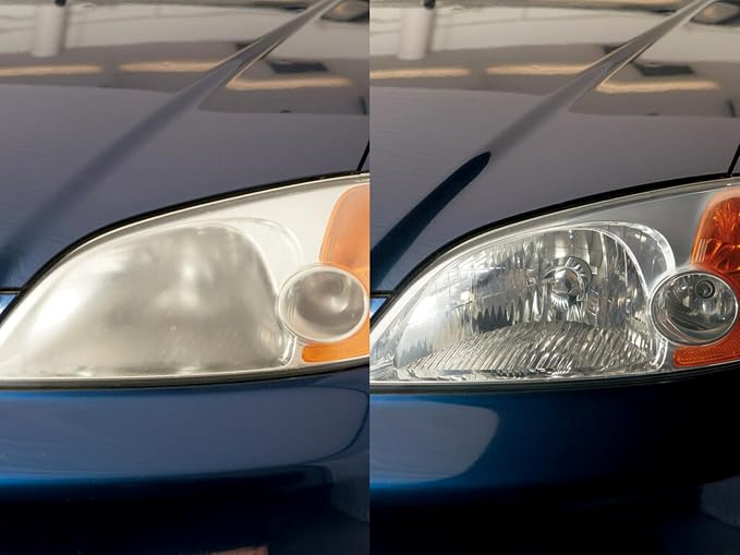 3M Ultra Headlight Restoration Kit 39195, 2 Pack (2 Kits), Removes Cloudy Yellowed Haze, 500/800/3000 Grit Sanding Discs + Clear Coat, For Plastic Lenses