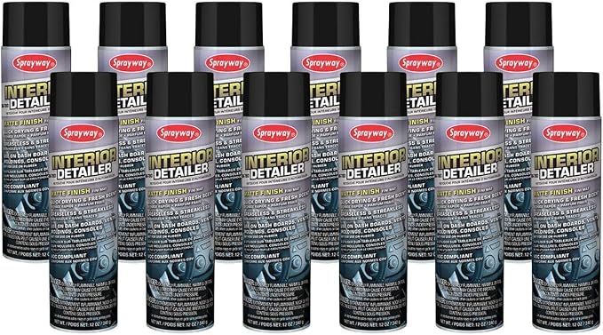 Sprayway SW780-12PK Interior Detailer, 12 oz, Pack of 12