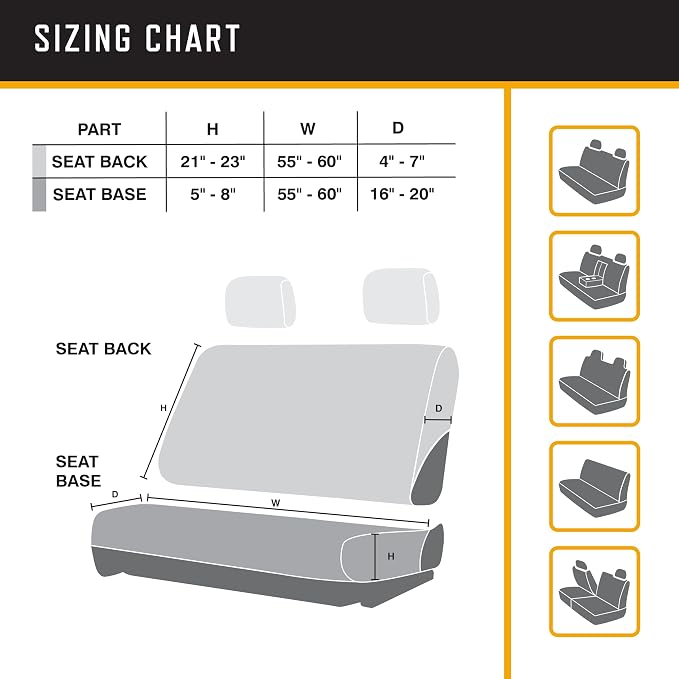 Browning Universal Bench Seat Covers, Water and Dirt Resistant Car, Truck, and SUV Bench Seat Covers, Excursion (Realtree Edge)