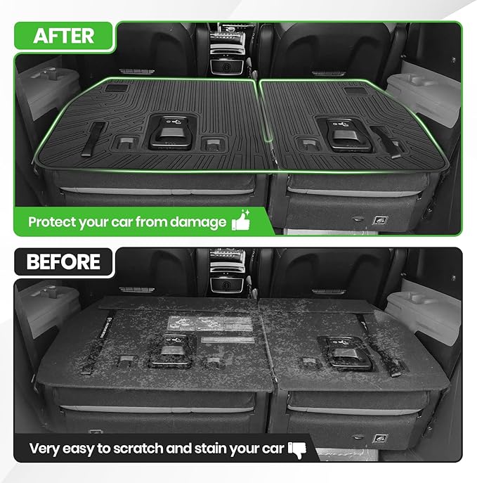 Carnival Cargo Liner - Trunk Mat for Kia Carnival 2022-2025 2026, All Weather Cargo Mat for Carnival Accessories, Heavy Duty Car Mats, Car Accessories