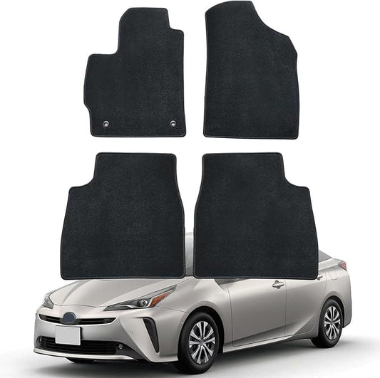GXARTS Waterproof Car Floor Mats Carpet Full Set Fit for Toyota Prius 2012 2013 2014 2015 | All-Weather Protect, with Anti Sliding Buckle