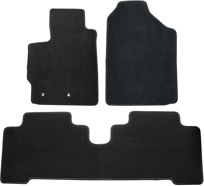 GXARTS Car Floor Mats Carpet Floor Liners Compatible with Toyota Yaris 2007 2008 2009 2010 2011 2012 | All-Weather Protection with Anti-Skid Retaining Buckle
