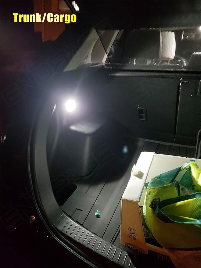 8-Pieces Crosstrek LED Interior Light Kit for Subaru XV Crosstrek 2013 2014 2015 2016 2017 2018 2019 2020 2021 2022 White 6000K LED Lighting Package + License Plate Lights, Install Tool