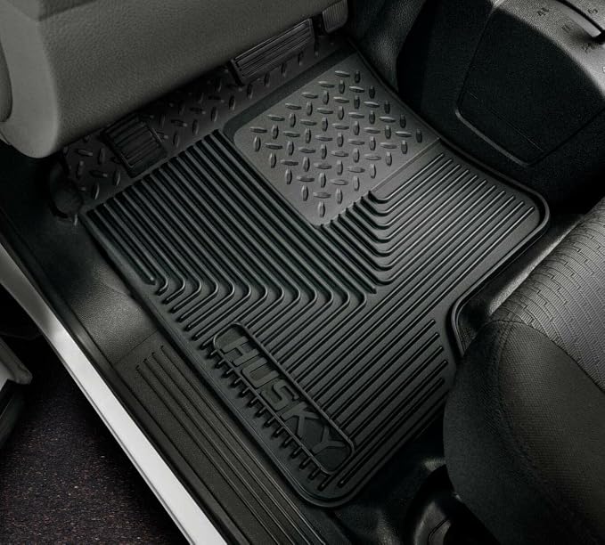 Husky Liners - Heavy Duty Front Floor Mats | 1999-2010 Ford F - 250/F - 350 Super Duty, 2000-2005 Ford Excursion, Black | 51201