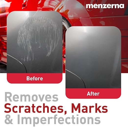 menzerna Heavy Cut Compound 1000" I Abrasive Polishing Compound for Deep Scratches, Sanding Marks, Swirls & Holograms I Buffing and Polishing Compound for Scratch Repair I Silicone Free I 8 fl oz.