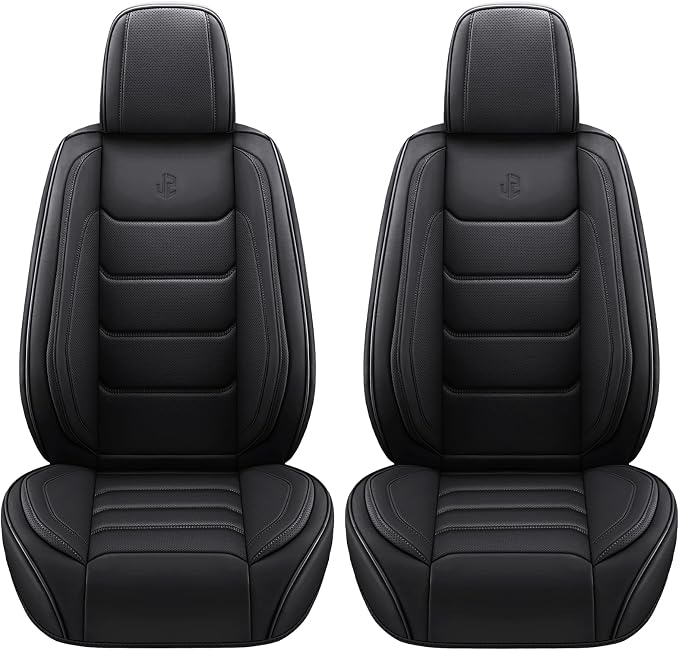 Full Coverage Faux Leather Car Seat Covers Full Set,Automotive Seat Covers for Cars,SUVs Pick-up Truck, Car Seat Cushion, Black Seat Covers,Front Seat Cover,Car Seat Protector