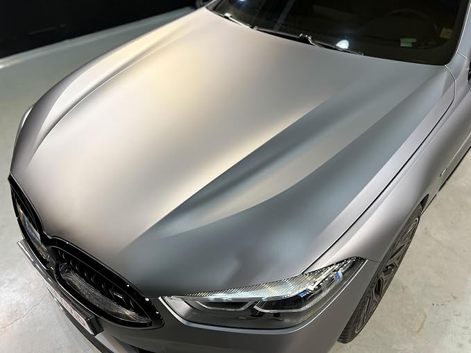 ColorFusion PPF by VViViD, Gunmetal Satin Stealth Metallic Dry Apply PPF Vinyl Car Wrap Roll 6ft x 5ft