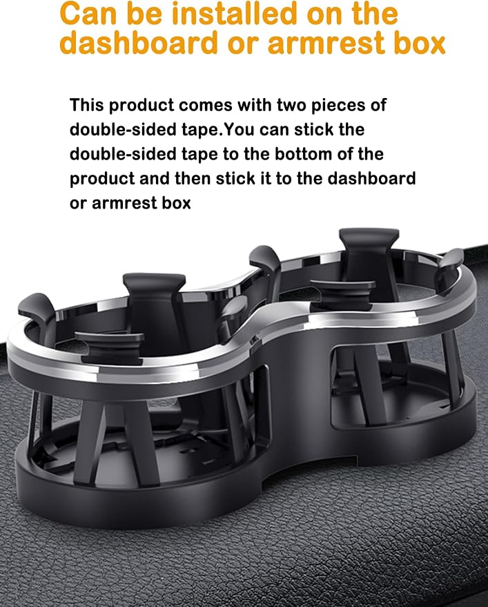 Car Cup Holder Expander with Adjustable Base Fits Mugs & Ashtray | Fit Bottle within 2.7”|With Expandable Base|2 in 1 Cup Holder Adapter| for Car with Expandable Insert
