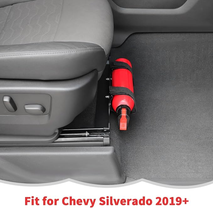 RT-TCZ Front Seat Fire Extinguisher Bracket for Chevy Silverado 2019-2025