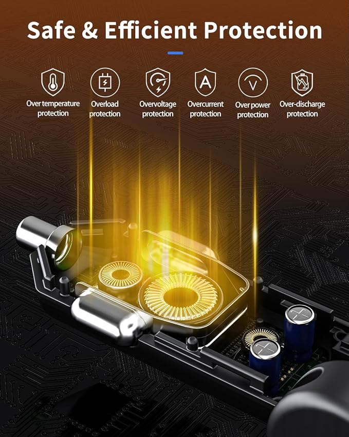 Retractable Car Charger,Car Phone Charger USB C Fast Charge for iPhone | EloBeth Car Charger,Cigarette Lighter USB Charger Car Accessories,Road Trip Essentials Gift for Men,for iPhone 17/16,Galaxy