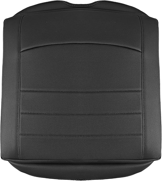 Muslogy Center Console Armrest Cover Fit for Dodge Ram1500/2500/3500 2013-2018 Accessories, Comfort Armrest Pad Console Lid Cushion Vegan Leather 1-Inch Extra Thick(Bucket Seat ONLY)
