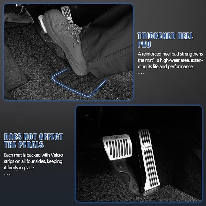 Carpet Floor Mats Fit for Honda CRV 2012-2016 | Custom Fit All Weather Anti-Slip Waterproof Floor Liners - 3pc