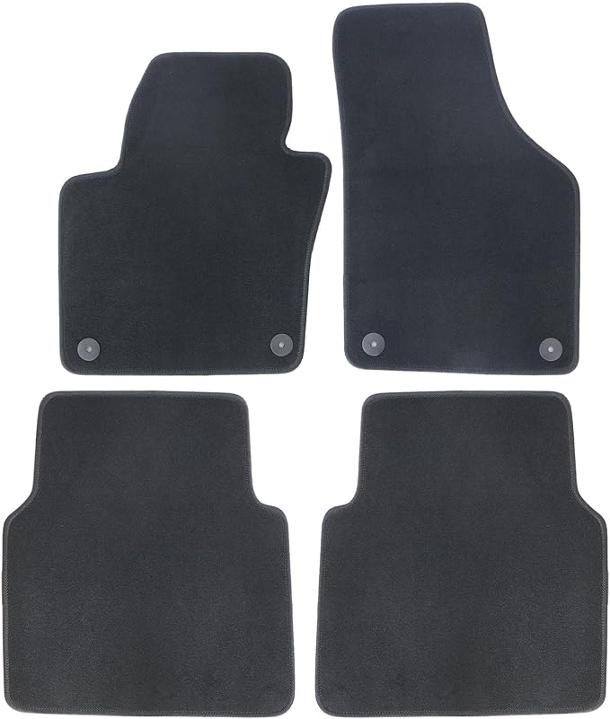 GXARTS Car Waterproof Floor Mats Carpet Full Set Compatible with Volkswagen Tiguan 2009 2010 2011 2012 2013 2014 2015 2016 2017 | All-Weather Protect, Non-Slip Backing Automobile Floor Liner