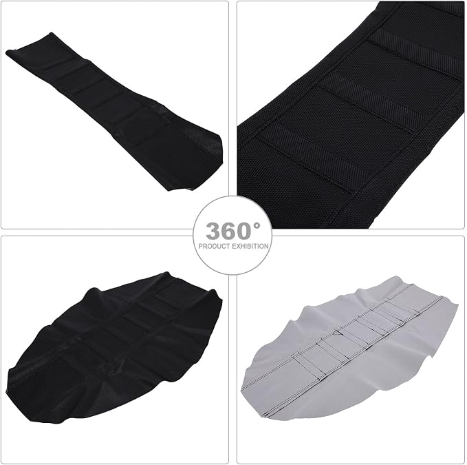 Dirt Bike Seat Cover Universal for CRF TTR PW KLX KX RM 50 70 85 110 125 50cc-450cc Yozma IN10 SSR 125 Dirt Pit Bike Cushion Black Particle Surface