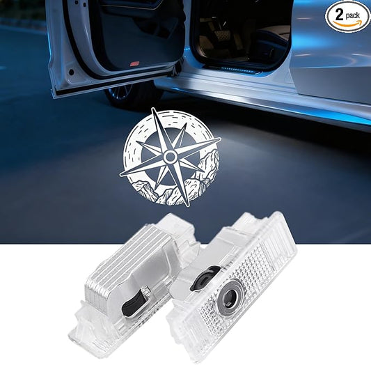 Car Door Lights Logo Projector Puddle Lights,HD LED Courtesy Welcome Lights - Compatible with Range Rover 2010-2022/Discovery 2015-2022/ Evoque 2013-2015/Freelander 2 2010-2012