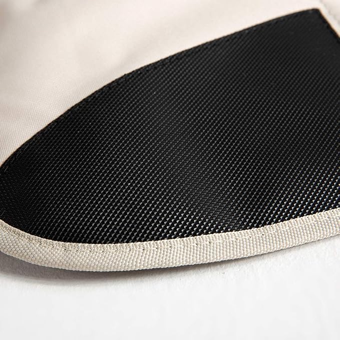 funbliss car seat Protector for Child car seat Beige Thick Padding Carseat Kick Mat with Organizer Pockets,Waterproof 600D Fabric,Vehicle Dog Cover Pad for SUV Sedan Leather Seats