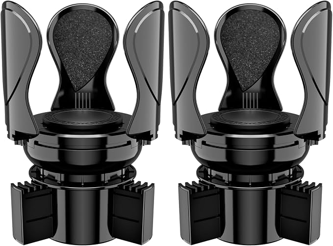 Car Cup Holder Expander, Cup Holder Extender Adapter with Expandable Arm and Adjustable Base, Compatible with Yeti Ramblers, Hydro Flasks, Stanley, Owala Most Coffee Mugs Bottles & Cups (CUP-2pack)