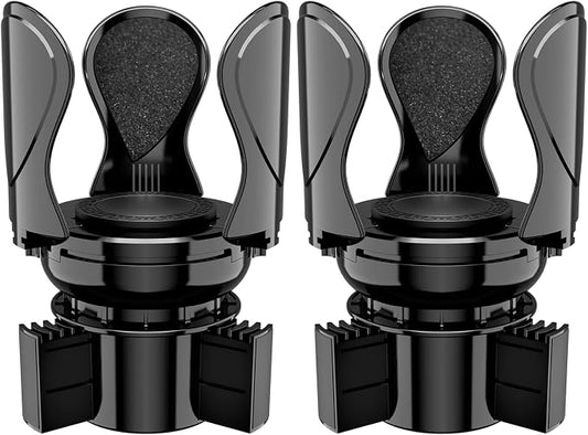 Car Cup Holder Expander, Cup Holder Extender Adapter with Expandable Arm and Adjustable Base, Compatible with Yeti Ramblers, Hydro Flasks, Stanley, Owala Most Coffee Mugs Bottles & Cups (CUP-2pack)