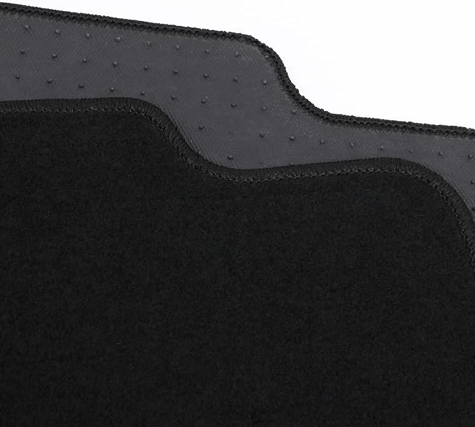 Fit 2011-2016 BMW F10 5-Series Floor Mat Nylon Black | IKON MOTORSPORTS, Factory Fitment Car Floor Mats Front & Rear Nylon 2012 2013 2014 2015