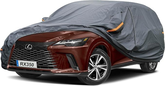 GUNHYI Premium Car Cover Custom Fit Lexus RX350 (2015-2026), 16 Layers Heavy Duty Car Cover Waterproof All Weather with Zipper Door for Sun Rain Snow Dust Uv Protection