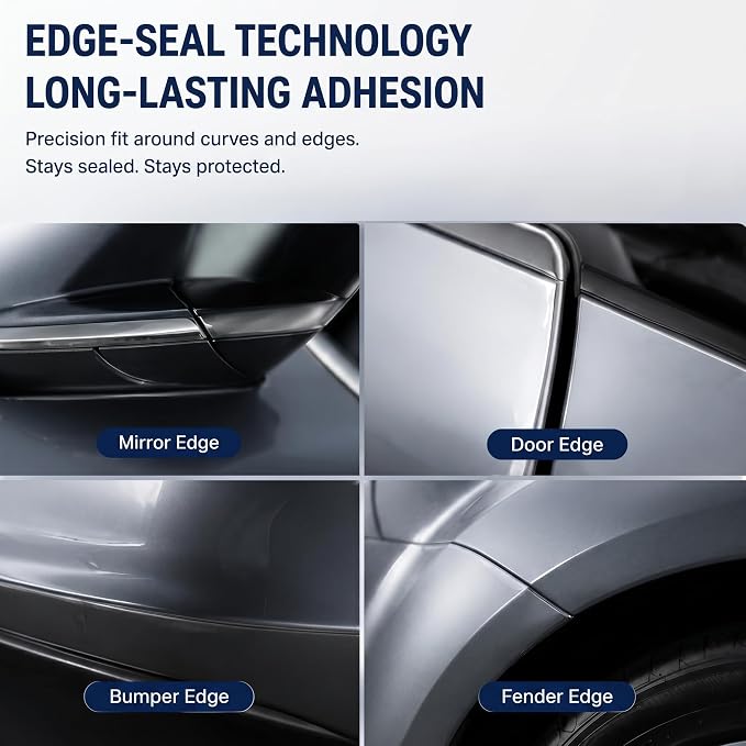 Piano Black PPF Paint Protection Film – 5FT x 50FT Roll with PET Liner, Ultra Gloss Finish, Bubble-Free & Repositionable Adhesive, UV Protection for Tesla Model Y/SUV/Truck (Gloss Clear)