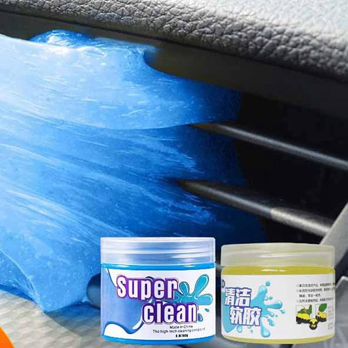Tyenaza Dust Clean Clay, Keyboard Cleaning Gel Universal Dust Keyboard Cleaner for Car Laptop Keyboard Air Vents 5.6oz