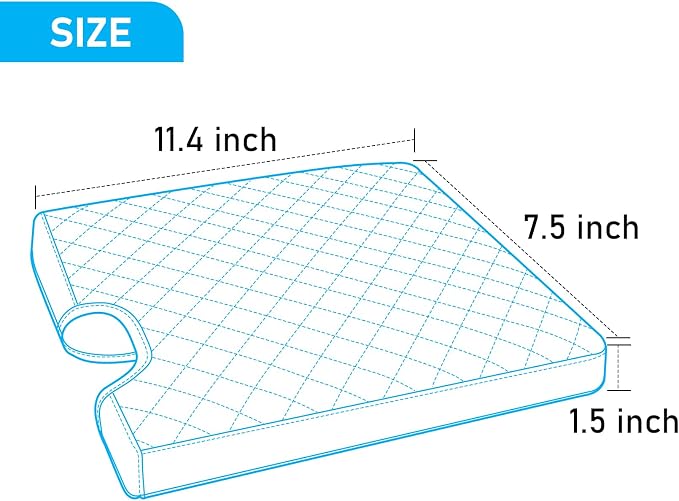 Sinvanho Center Console Armrest Cover for 2015-2025 Ford F150 F250 F350 F450 F550 with 40/20/40 Jump Seat, PU Leather Middle Console Cover Seat Box Lid Protective Cover Cushion Pad, Truck Accessories