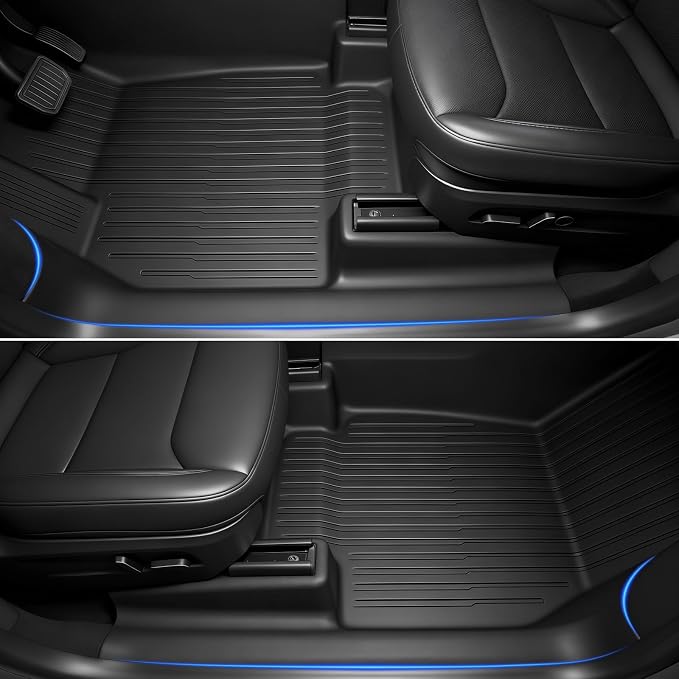SUPER LINER 2025 2026 Tesla Model Y Juniper Floor Mats & Accessories & Extra-Thick TPE Cargo Liners, 9 PCS CabinProtect™ Pro Kit Full-Cabin Protection System(Only fit Premium&Performance)
