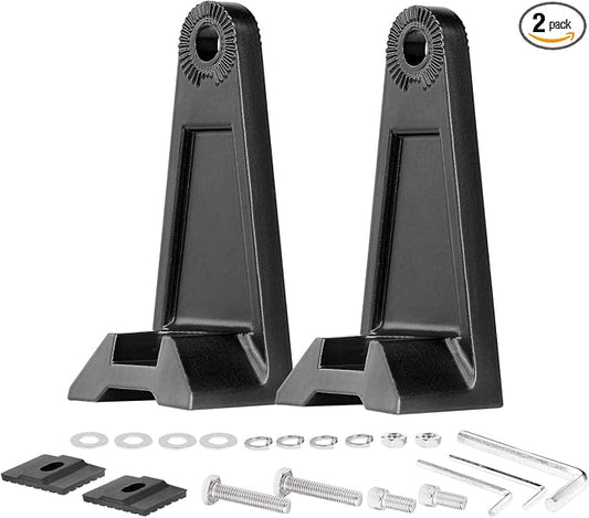 Light Bar Mounting Brackets, Side Mount Bracket Kit for Dual/Triple/Quad Row Straight or Curved LED Light Bar from 6 inch up to 52 inch Universal for Truck ATV UTV Off Road - 2 Pack