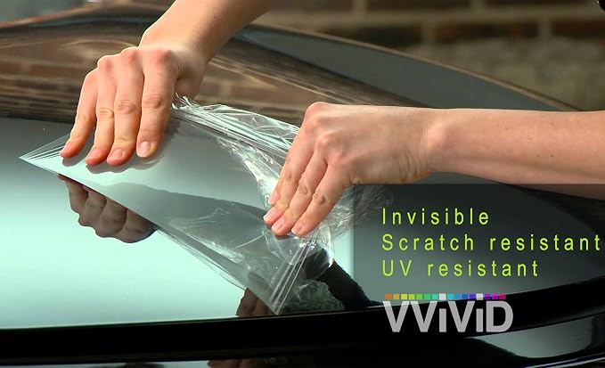 VViViD Clear Gloss Paint Protection Anti-Scratch Film Vinyl Sheet (4" x 54")