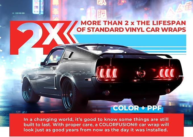 ColorFusion PPF by VViViD, Gloss GT Silver Dry Apply PPF Vinyl Car Wrap Roll 6ft x 5ft