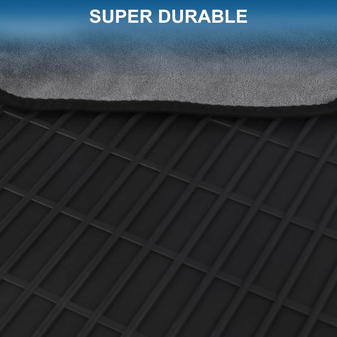 Car Rubber Floor Mat Custom Fit for Toyota Corolla Sedan 2020-2026 Automatic Transmission Full Black Auto Liner Mats All Weather Heavy Duty Odorless No im Hatchback Model