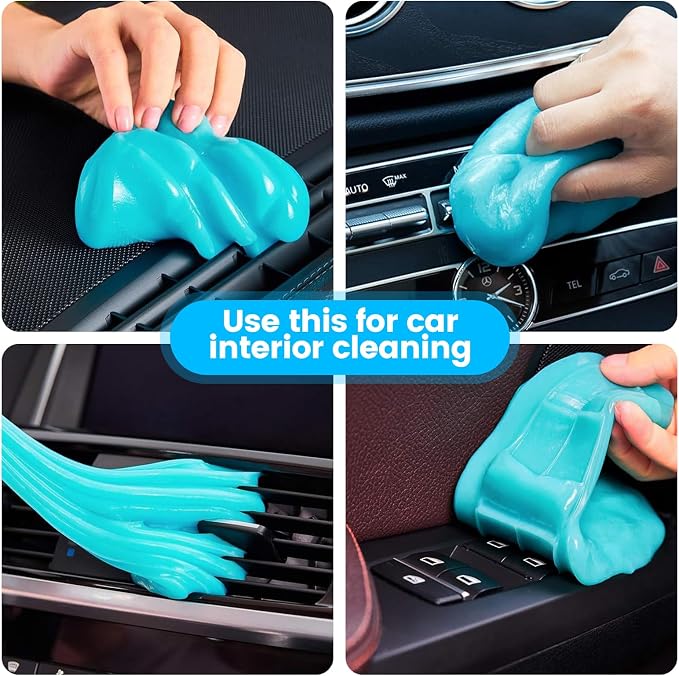 Car Cleaning Gel Detailing Putty Car Putty Auto Detailing Tools Car Interior Cleaner Cleaning Slime Car Accessories Keyboard Cleaner