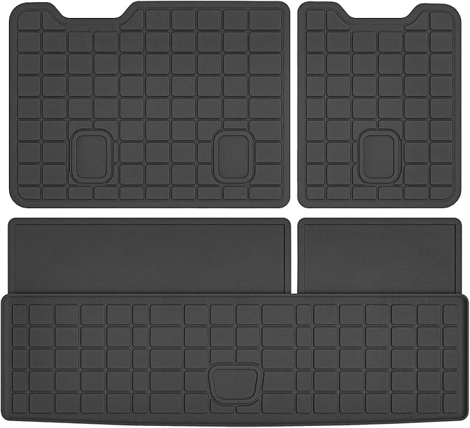 Tahoe Cargo Liner - Trunk Mat for Chevy Chevrolet Tahoe 2015-2020, All Weather Cargo Mat for Tahoe Accessories, Heavy Duty Car Mats, Car Accessories