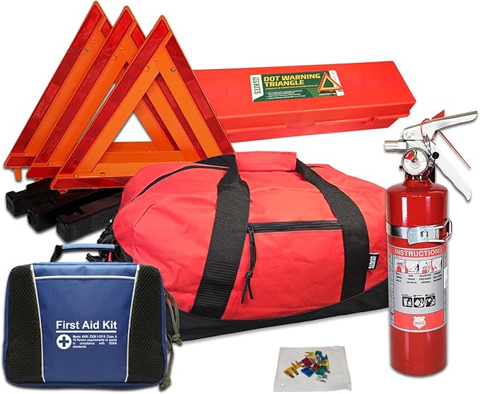 DOT Auto Emergency Kit with Soft Pack ANSI Kit
