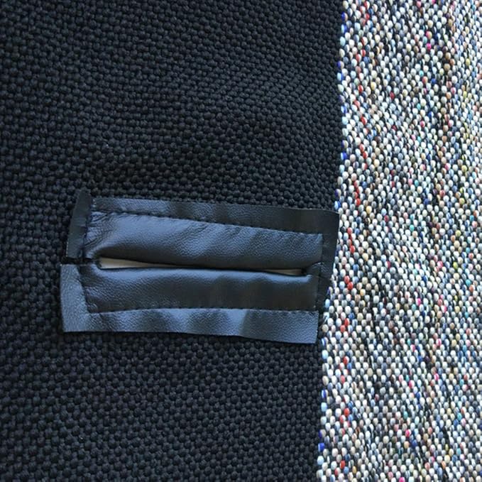 Leader Accessories Saddle Blanket Full Size Truck Bench Seat Cover,Black | Solid Bench Seat Cover for Pickup SUVs, Heavy-Duty Woven Fabric Protect Dirt, Stains, Universal Fits Ford, Chevrolet, Dodge