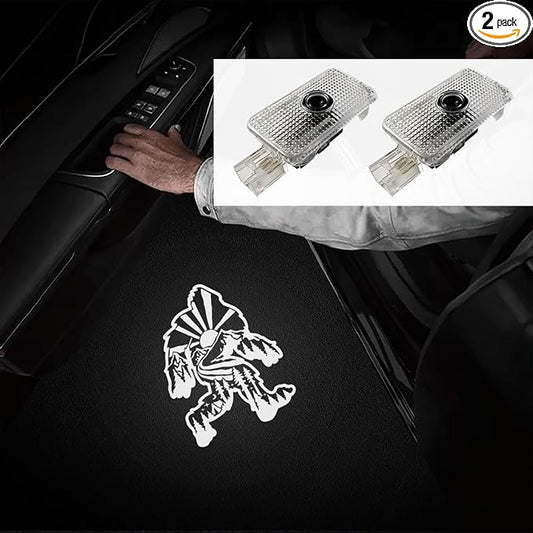 Car Door Logo Lights Puddle Lights Compatible with Forester Outback Ascent Legacy LED Projector Door Shadow Light Accessories (P4)