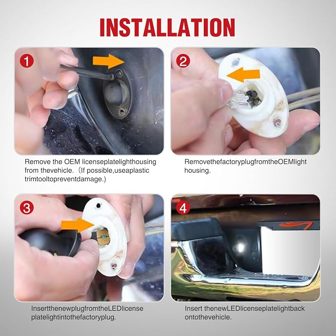 Nilight License Plate Light Compatible with 1994 1995 1996 1997 1998 1999 2000 2001 Dodge Ram 1500 2500 3500 2002 RAM 2500 3500 6000K White 2PCS Pack