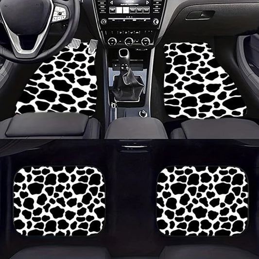 Car Floor Mats Non-Slip Automotive Floor Mats All-Weather Front Rear Car Floor Foot Mat Sets of 4 Pieces Foot Mats Rugs Carpet for Car Trucks SUV Sedans (NO.25)
