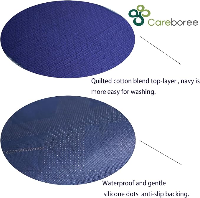 Careboree Washable Waterproof Bed Pads, Extra Absorbent 34”x60” (2 Pack | Anti Slip, Mattress and Furniture Protectors, Breathable, reusable underpads for Incontinence,Adults, Elderly, Kids, Pets