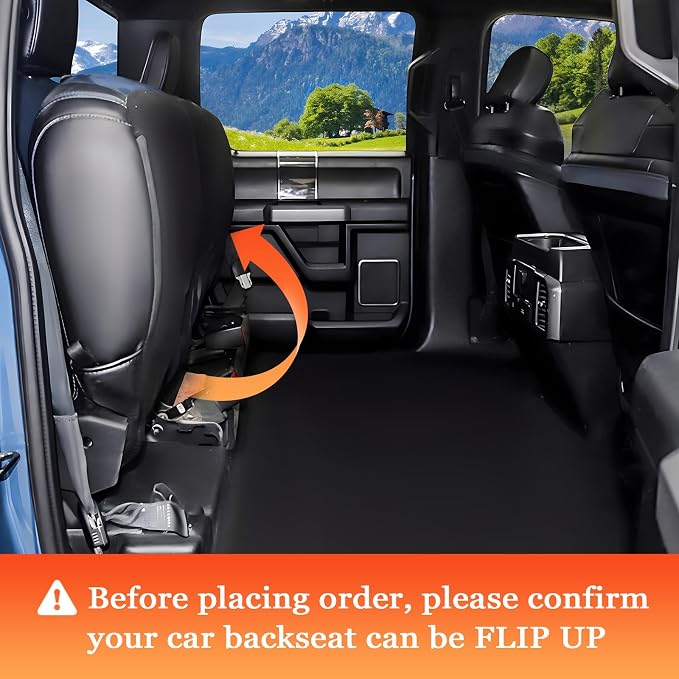 Mancro Waterproof Dog Hammock for Truck, Compatible with F150/RAM, Black | Visible Mesh Window,Great Gift,Storage Pockets,Effortless Cleaning, designed for full-size trucks, water-resistant polyester